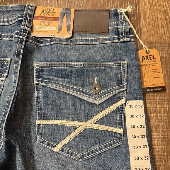 T.K. Axel Slim Boot Jeans – Size 30 x 32 - Picture 8 of 15